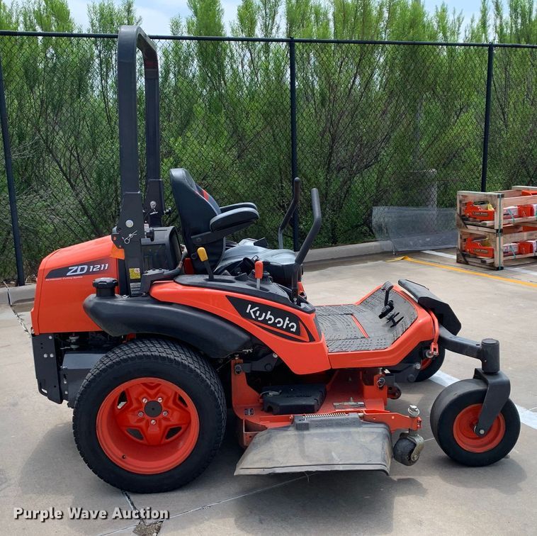 image for item KX9996 2022 Kubota ZD1211 ZTR lawn mower
