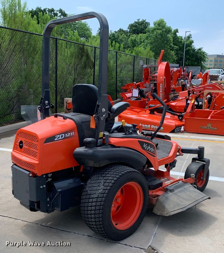 image for item KX9996 2022 Kubota ZD1211 ZTR lawn mower