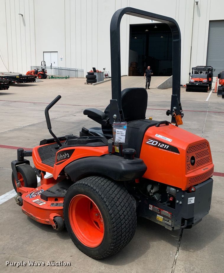 image for item KX9996 2022 Kubota ZD1211 ZTR lawn mower