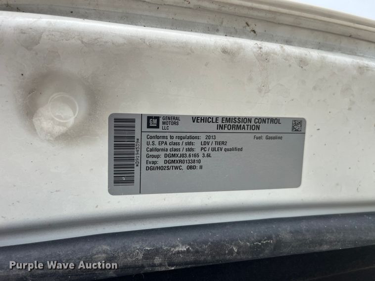 image for item LD9519 2013 Cadillac  XTS 