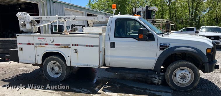 image for item LD9536 2008 Ford  F550 Super Duty XL utility / service truck