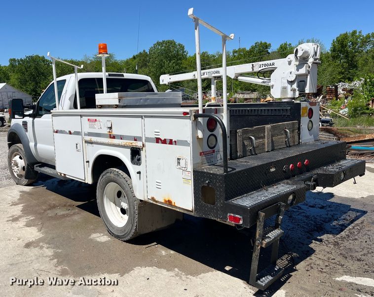 image for item LD9536 2008 Ford  F550 Super Duty XL utility / service truck