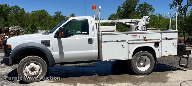 image for item LD9536 2008 Ford  F550 Super Duty XL utility / service truck