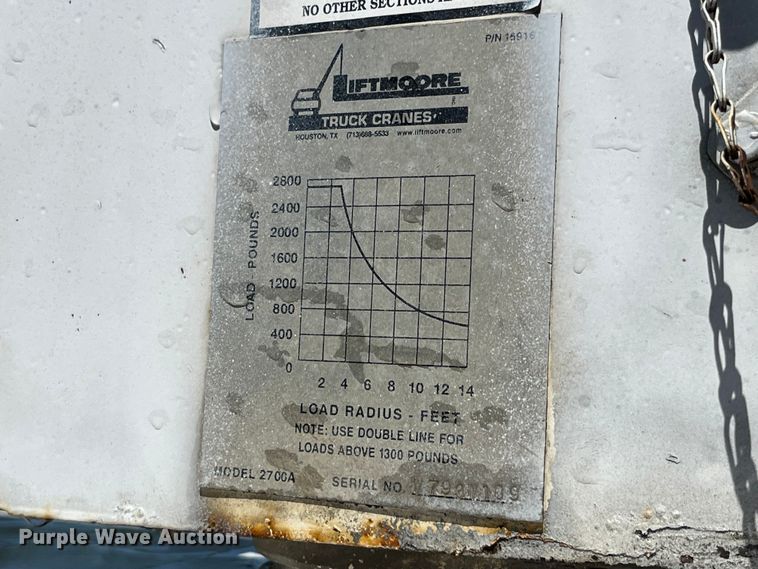 image for item LD9536 2008 Ford  F550 Super Duty XL utility / service truck