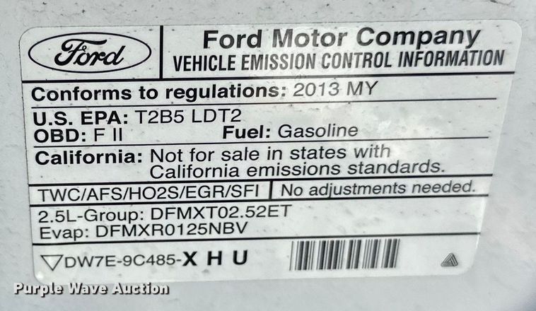 image for item LR9327 2013 Ford Escape  SUV