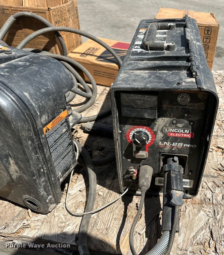 image for item LR9353 (2) Lincoln electric LN-25 pro welders