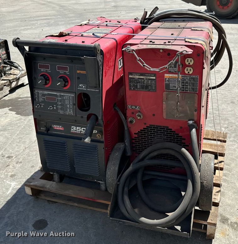 image for item LR9354 (2) Lincoln Electric Power MIG 350 welders
