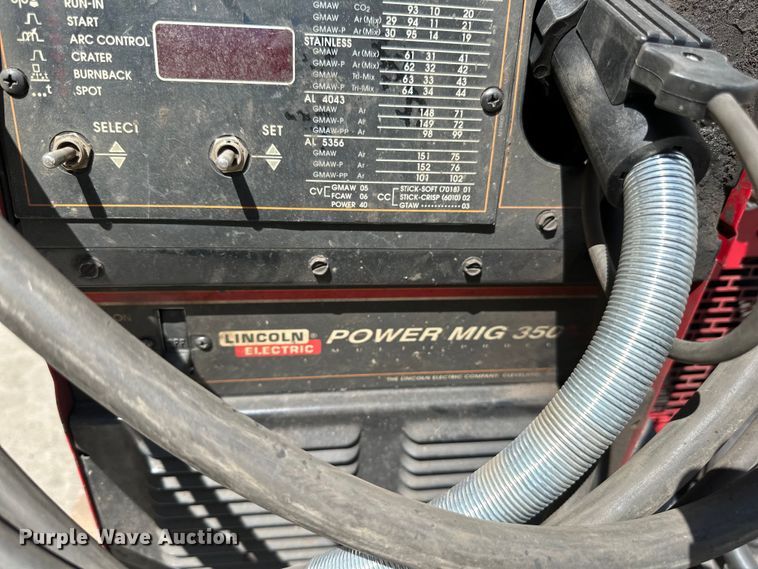 image for item LR9354 (2) Lincoln Electric Power MIG 350 welders