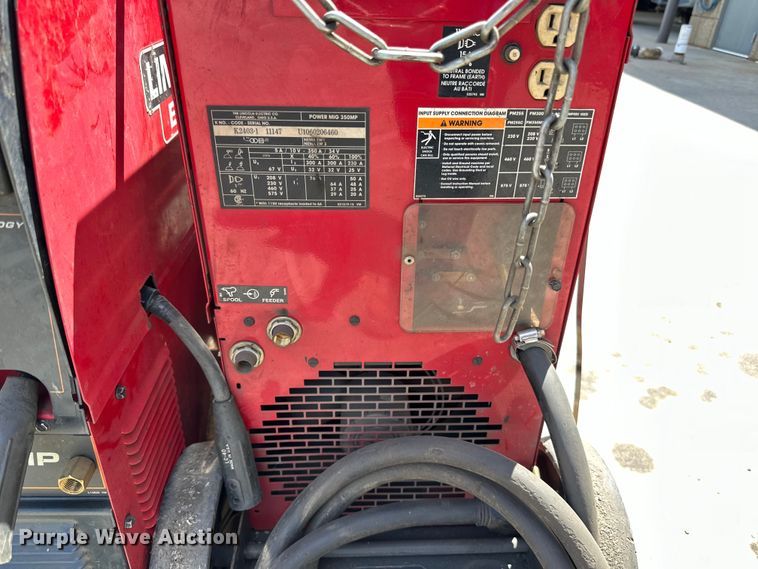 image for item LR9354 (2) Lincoln Electric Power MIG 350 welders