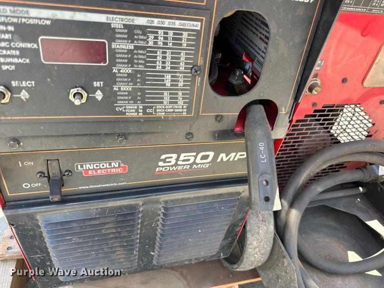 image for item LR9354 (2) Lincoln Electric Power MIG 350 welders