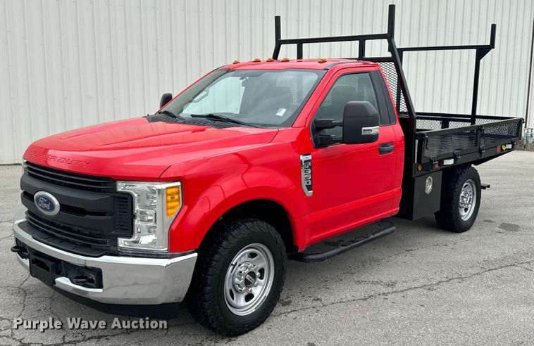 image for item ND9319 2017 Ford F350 Super Duty XL flatbed pickup truck