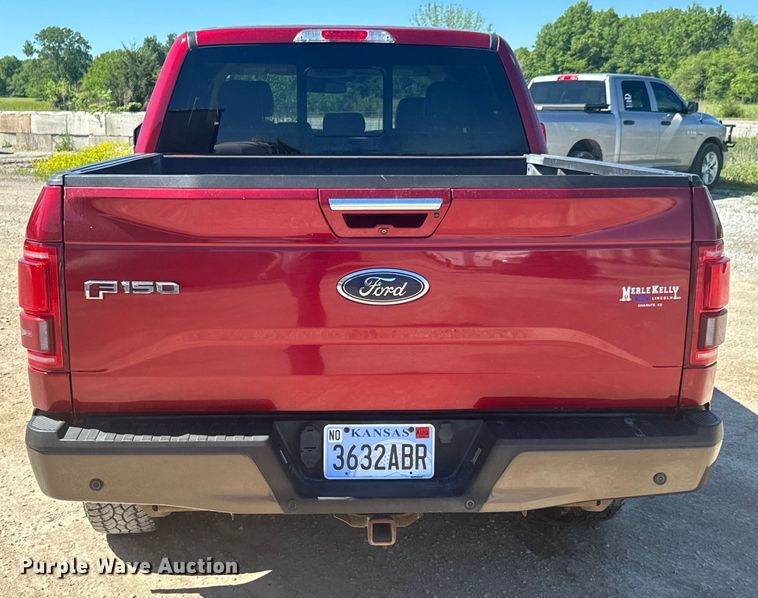 image for item ND9329 2016 Ford  F150 SuperCrew pickup truck