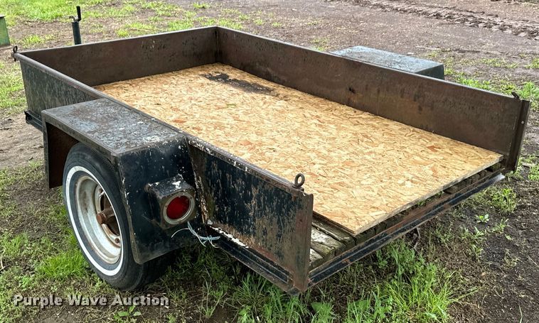 image for item ND9382 Shop built utility trailer