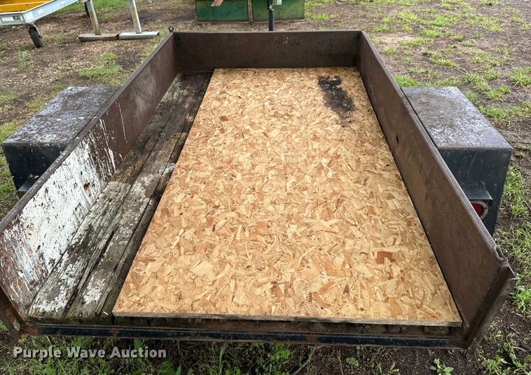 image for item ND9382 Shop built utility trailer