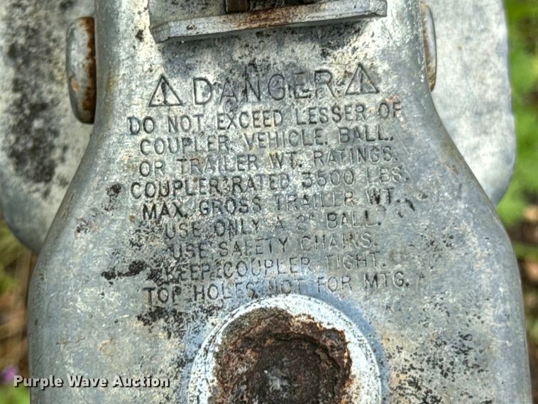 image for item ND9382 Shop built utility trailer