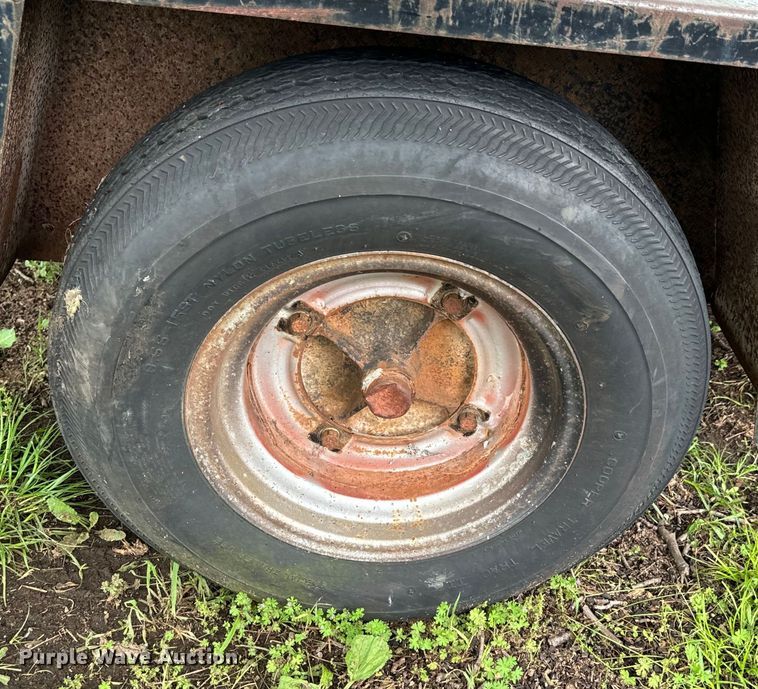 image for item ND9382 Shop built utility trailer