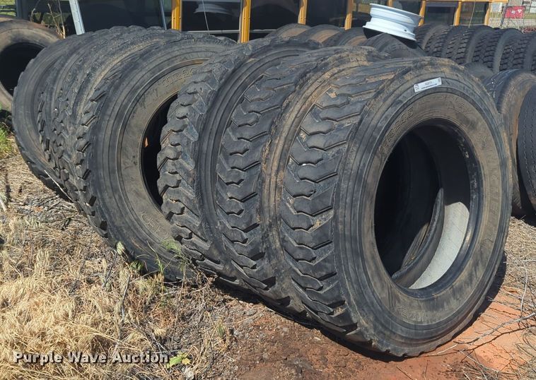 (8) 11R24.5 Micheline XZE2 tires in Lookeba, OK Item NG9751 for sale