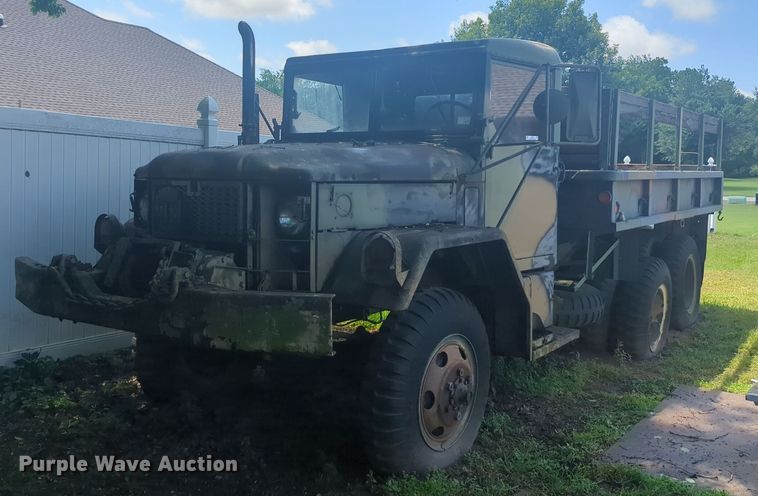 image for item NG9755 1971 AM General M35 flatbed truck