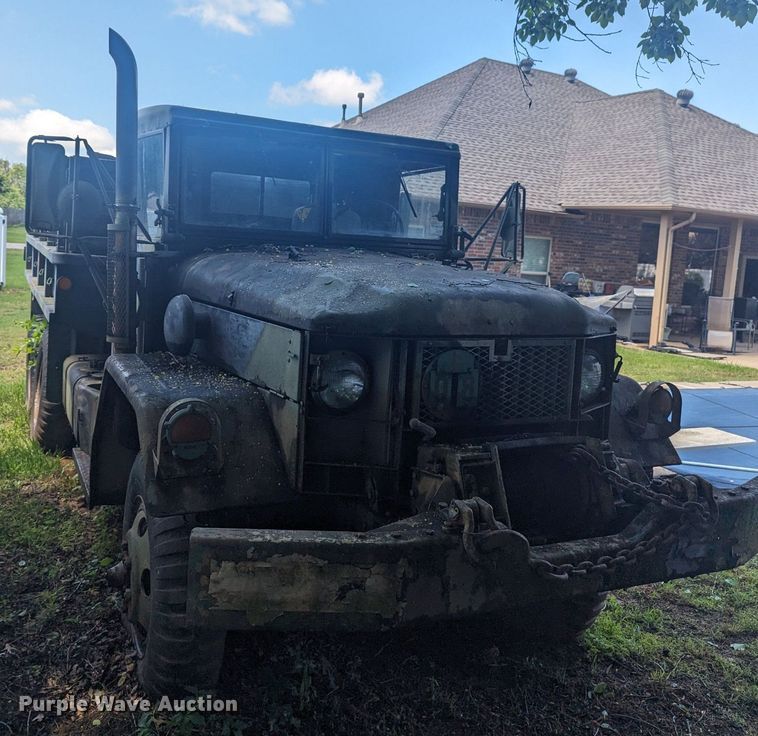 image for item NG9755 1971 AM General M35 flatbed truck