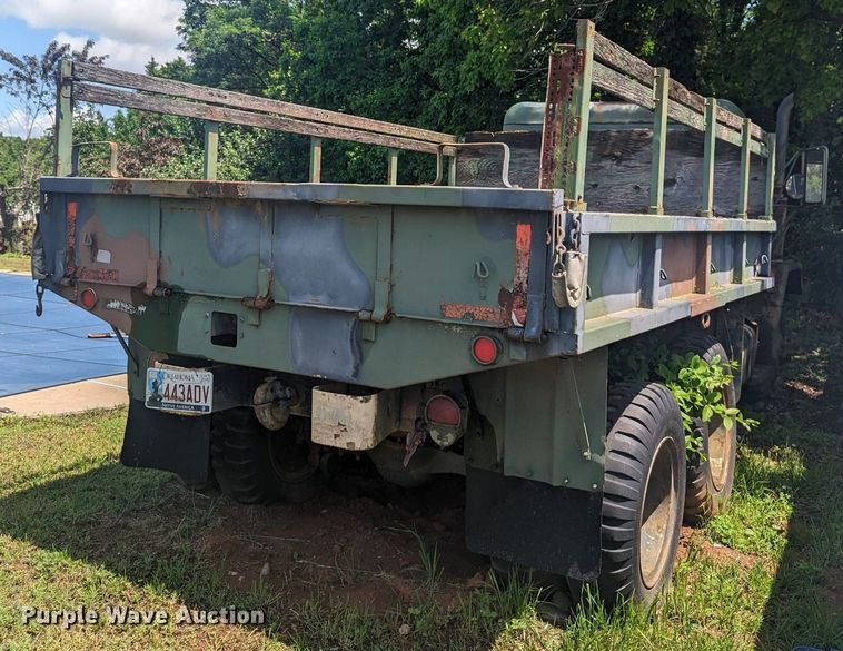 image for item NG9755 1971 AM General M35 flatbed truck