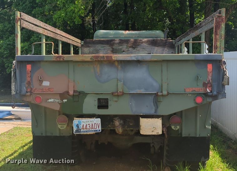 image for item NG9755 1971 AM General M35 flatbed truck