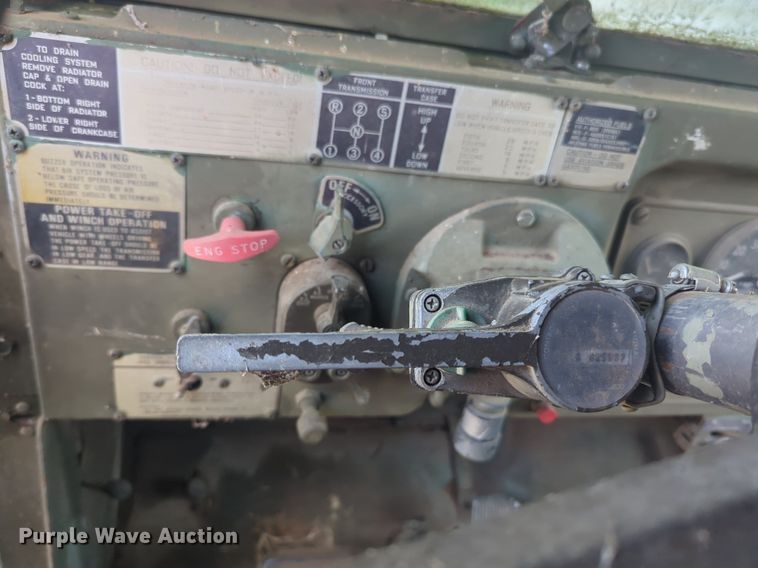 image for item NG9755 1971 AM General M35 flatbed truck