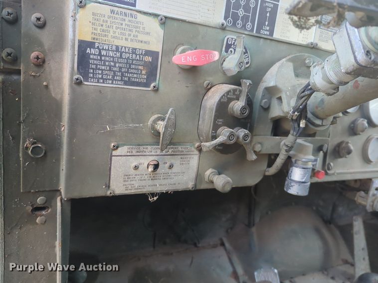 image for item NG9755 1971 AM General M35 flatbed truck