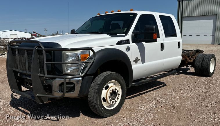 image for item NL9800 2013 Ford F550 Super Duty XL Crew Cab truck cab and chassis
