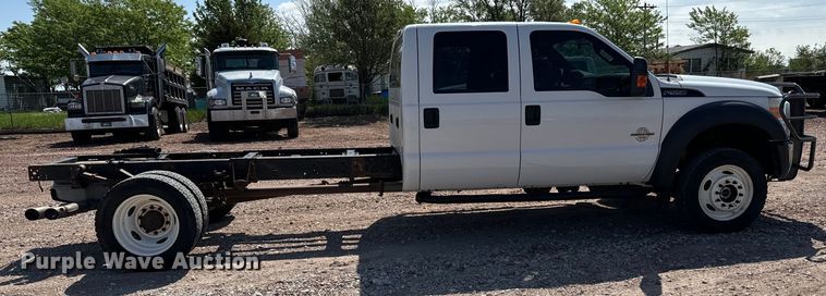 image for item NL9800 2013 Ford F550 Super Duty XL Crew Cab truck cab and chassis