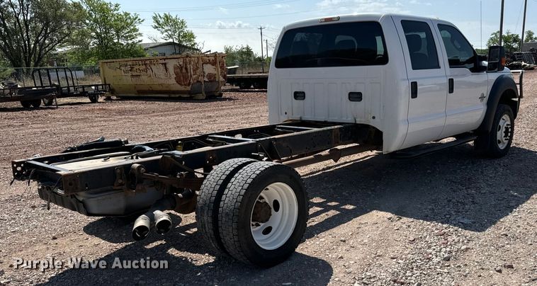 image for item NL9800 2013 Ford F550 Super Duty XL Crew Cab truck cab and chassis