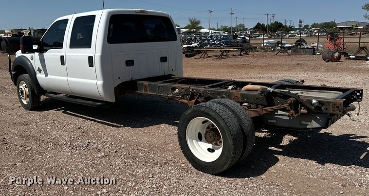 image for item NL9800 2013 Ford F550 Super Duty XL Crew Cab truck cab and chassis