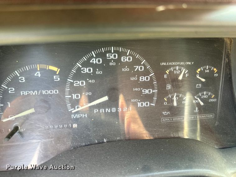 image for item NL9812 1995 Chevrolet  Silverado K1500 Ext. Cab pickup truck