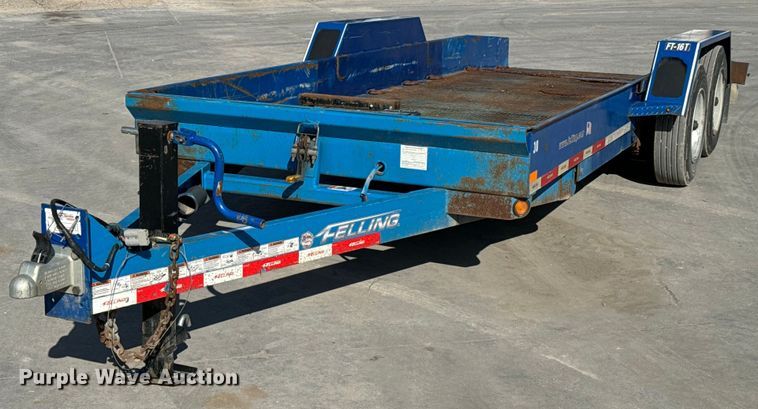 image for item NL9817 2021 Felling FT-16T tilt deck utility trailer