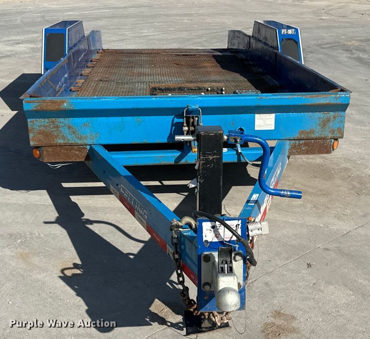 image for item NL9817 2021 Felling FT-16T tilt deck utility trailer