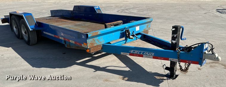 image for item NL9817 2021 Felling FT-16T tilt deck utility trailer