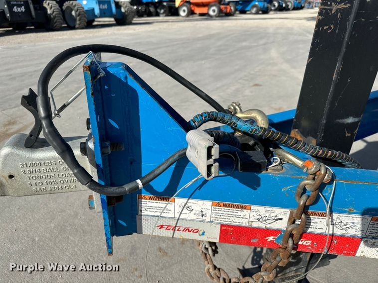 image for item NL9817 2021 Felling FT-16T tilt deck utility trailer