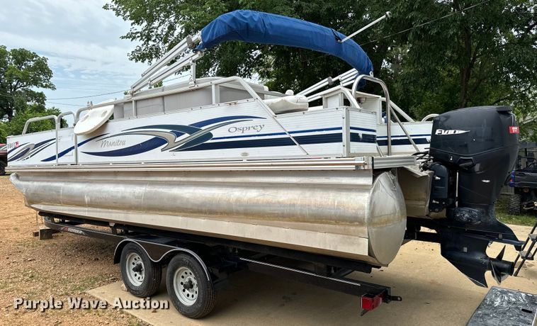 image for item NQ9553 2009 Manitou Osprey pontoon boat