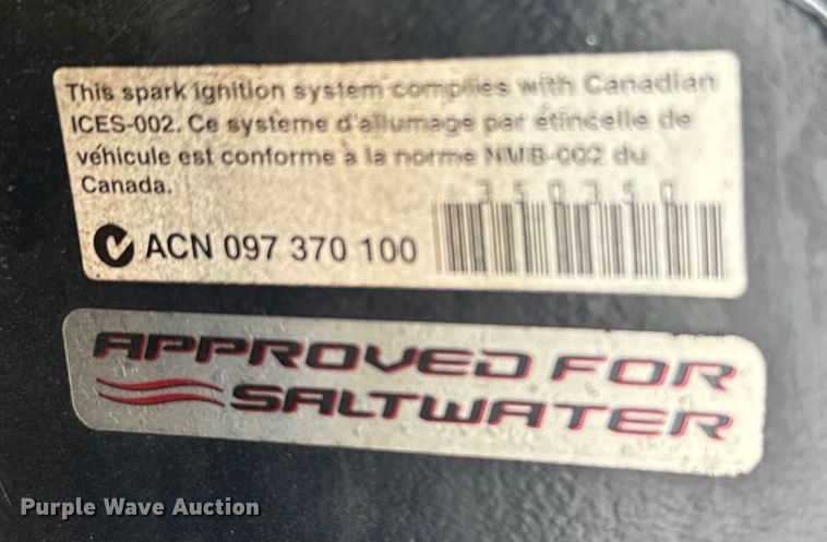 image for item NQ9553 2009 Manitou Osprey pontoon boat