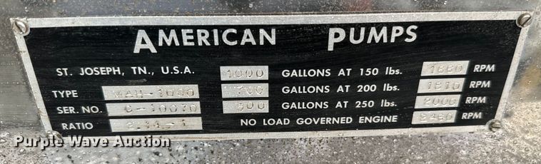image for item NQ9555 1986 Ford L9000 pumper fire truck