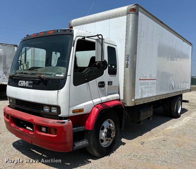 image for item NR9900 1997 GMC  T6500 box truck