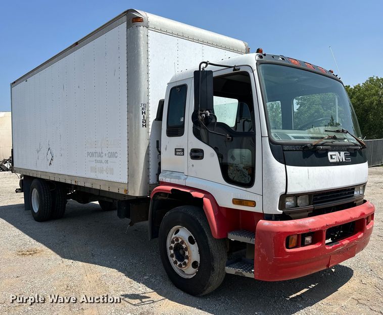 image for item NR9900 1997 GMC  T6500 box truck