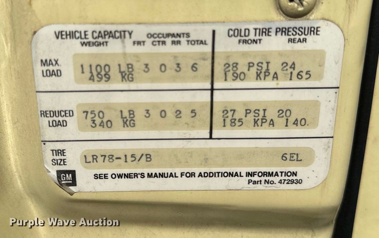 image for item NR9909 1978 Cadillac  Eldorado  