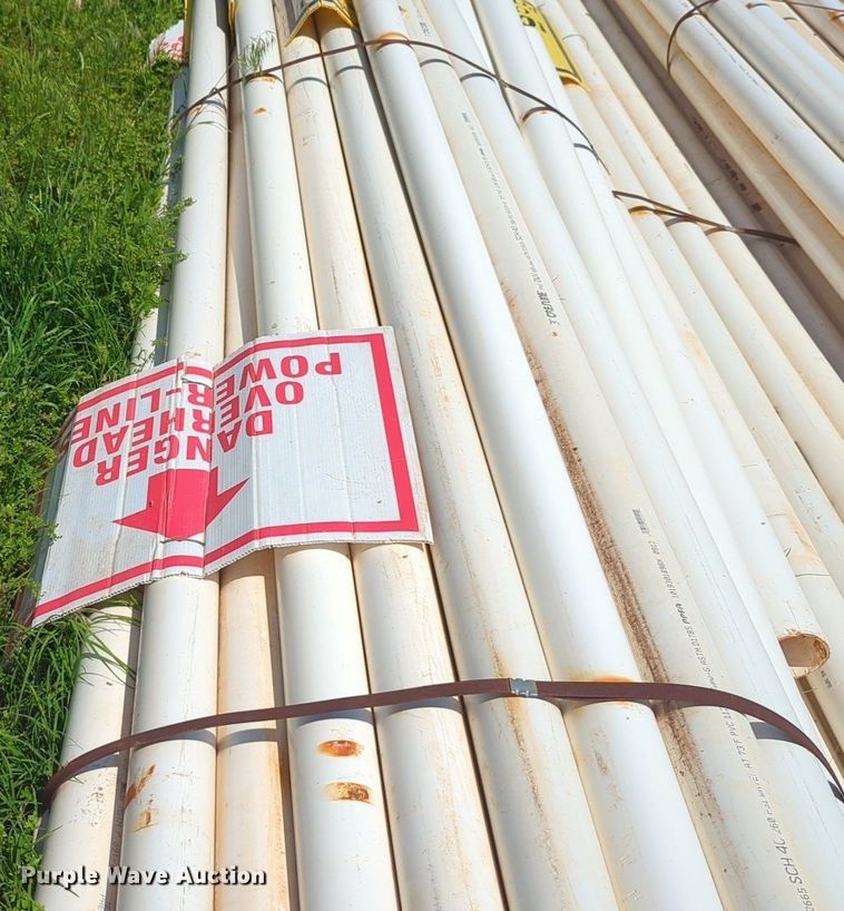 image for item NZ9753 Approximately 700 linear feet of PVC pipe