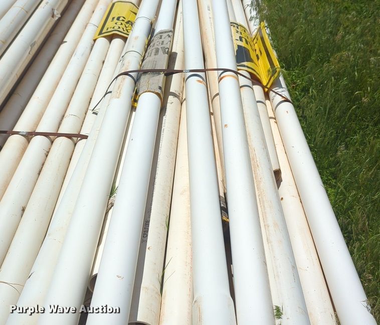 image for item NZ9753 Approximately 700 linear feet of PVC pipe