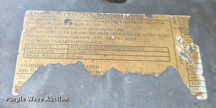 image for item NZ9756 Nissan MCPL02A25LV forklift