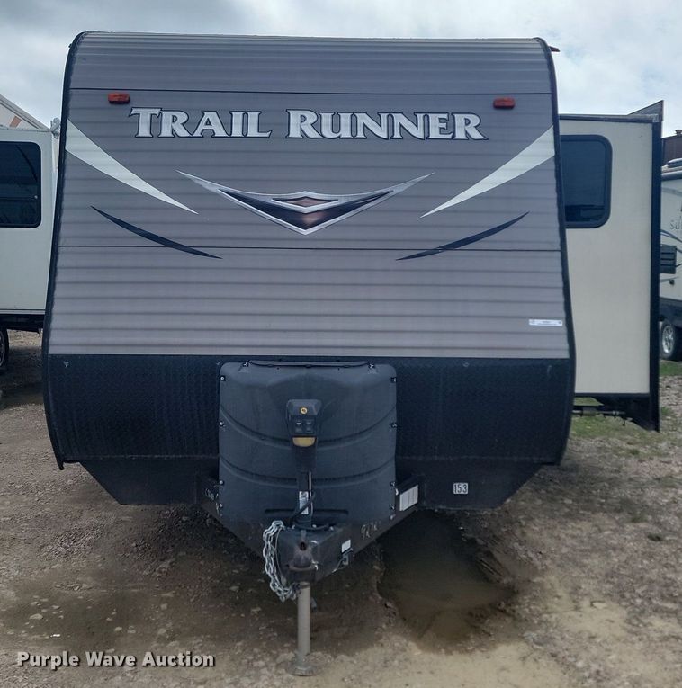 image for item NZ9821 2019 Heartland RV 28th Trail Runner toy hauler camper