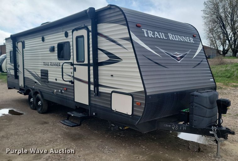 image for item NZ9821 2019 Heartland RV 28th Trail Runner toy hauler camper