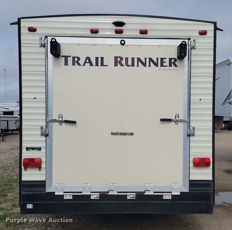 image for item NZ9821 2019 Heartland RV 28th Trail Runner toy hauler camper