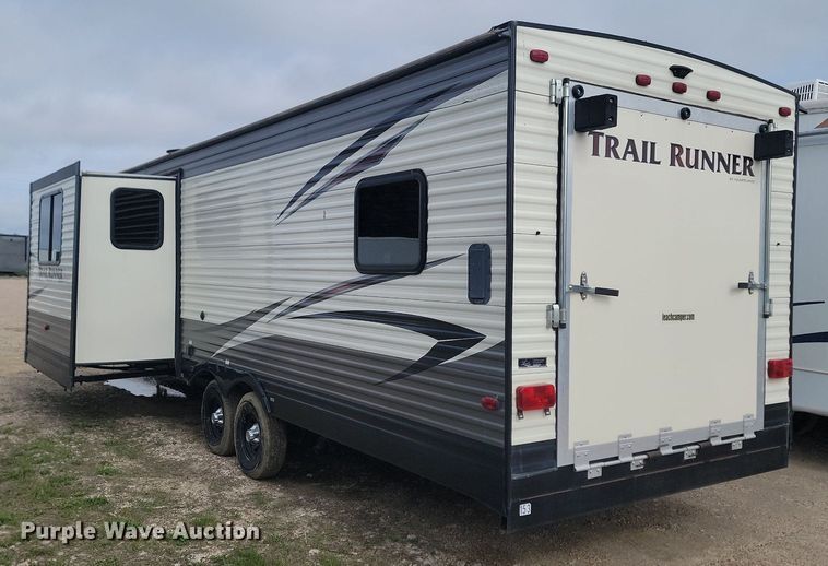 image for item NZ9821 2019 Heartland RV 28th Trail Runner toy hauler camper