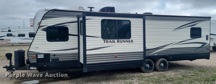 image for item NZ9821 2019 Heartland RV 28th Trail Runner toy hauler camper